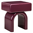 Richmond Interiors  Nachtkastje Bennet burgundy 1 Lade