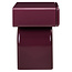 Richmond Interiors  Nachtkastje Bennet burgundy 1 Lade