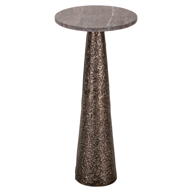 Richmond Interiors  Bijzettafel Eldora brons 30Ø