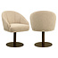 Richmond Interiors  Eetkamerstoel Beverly naturel fancy draaibaar