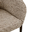 Richmond Interiors  Eetkamerstoel Kenzi mocca linear fire retardant