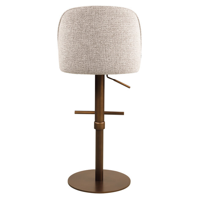 Richmond Interiors  Barstoel Vesper mocca fancy draaibaar