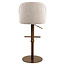 Richmond Interiors  Barstoel Vesper mocca fancy draaibaar