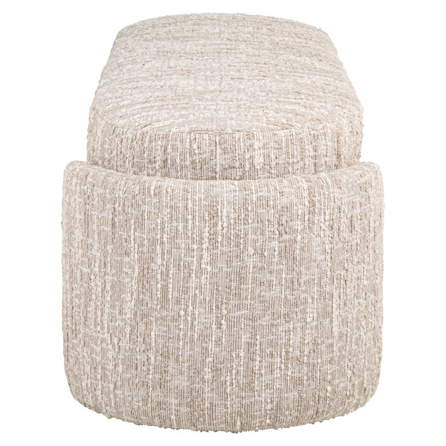 Richmond Interiors  Bank Cupid beige angora met opbergruimte