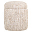 Richmond Interiors  Poef & Voetenbank Cupid beige angora met opbergruimte