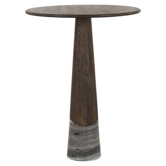 Richmond Interiors  Bartafel Harper Smoked charchoal Ø 81 cm