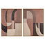 Richmond Interiors  Wall art Tatu rechts bruin