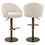 Richmond Interiors  Barstoel Beverly naturel fancy draaibaar