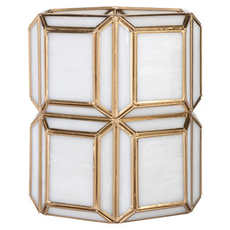 Richmond Interiors  Windlicht Ariana antiek brons klein