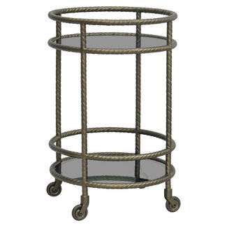 Richmond Interiors  Trolley Macallan antiek brons