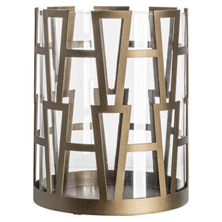 Richmond Interiors  Windlicht Shandy antiek brons klein