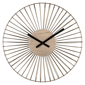 Richmond Interiors  Klok Wirle goud Ø61 cm