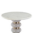 Richmond Interiors  Bijzettafel Villeray wit Ø40 cm