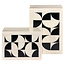 Richmond Interiors  Opbergdoos Flake wit - Set van 2