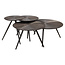 Richmond Interiors  Salontafel Quadra Brunzae - Set van 4