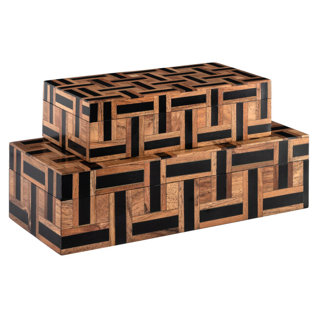 Richmond Interiors  Opbergdoos Floor bruin klein