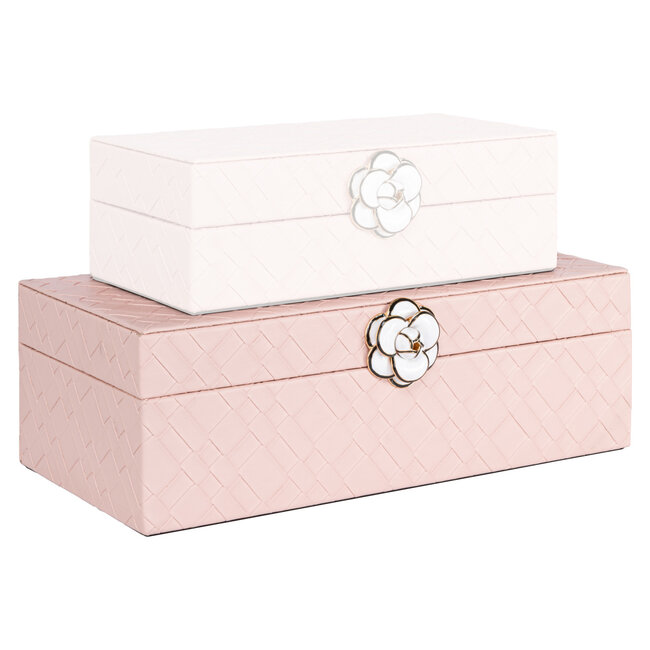 Richmond Interiors  Opbergdoos Lotte roze groot