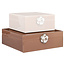 Richmond Interiors  Opbergdoos Floral bruin groot