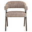 Richmond Interiors  Eetkamerstoel Mori mocca linear fire retardant