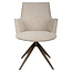 Richmond Interiors  Eetkamerstoel Dakota naturel chunky draaibaar met arm