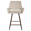 Richmond Interiors  Counterstoel Linsey naturel chunky draaibaar - Set van 2