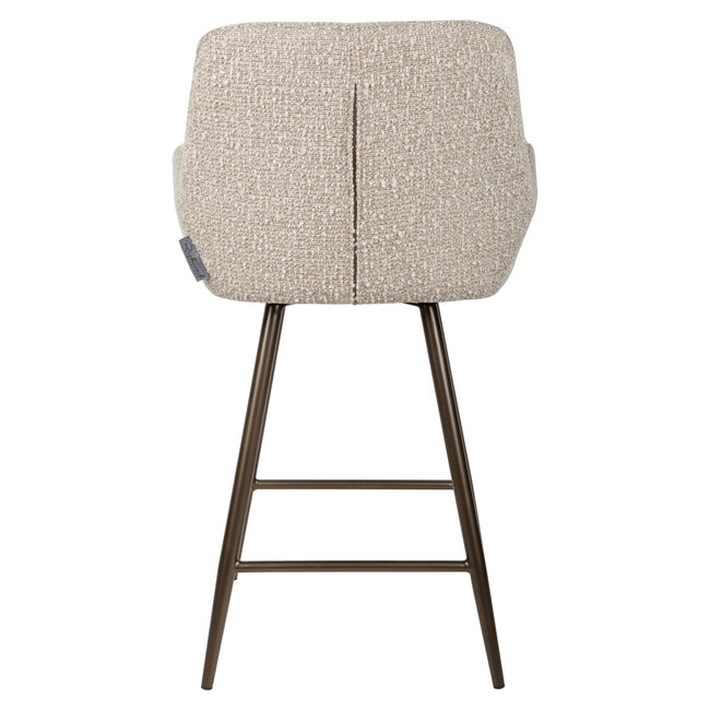 Richmond Interiors  Counterstoel Linsey naturel chunky draaibaar - Set van 2