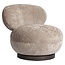 Richmond Interiors  Lounge stoel Jace be easy zand draaibaar fire retardant