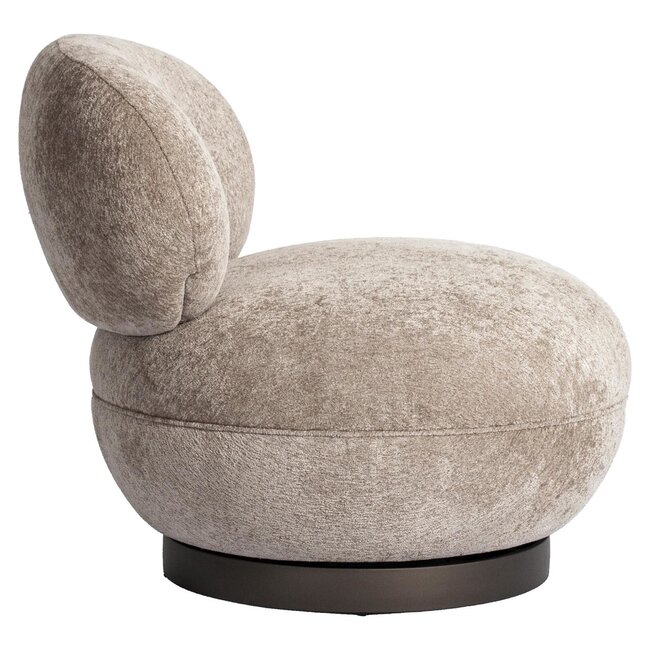 Richmond Interiors  Lounge stoel Jace be easy zand draaibaar fire retardant