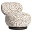 Richmond Interiors  Lounge stoel Jace beige tijger draaibaar