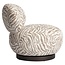 Richmond Interiors  Lounge stoel Jace beige tijger draaibaar