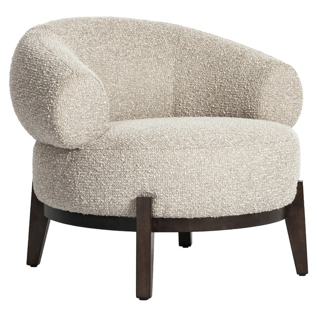 Richmond Interiors  Lounge stoel Montana naturel chunky fire retardant