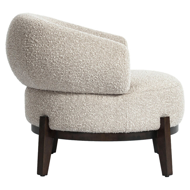 Richmond Interiors  Lounge stoel Montana naturel chunky fire retardant