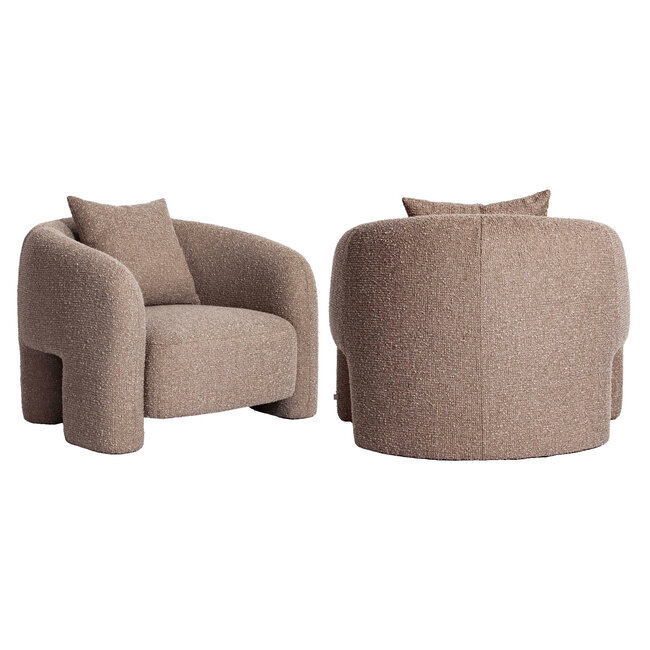 Richmond Interiors  Lounge stoel Tuscany mocca chunky