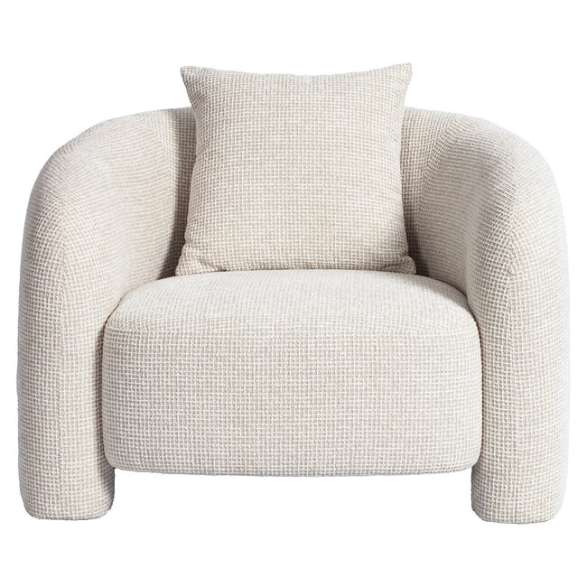 Richmond Interiors  Lounge stoel Tuscany beige blockweave