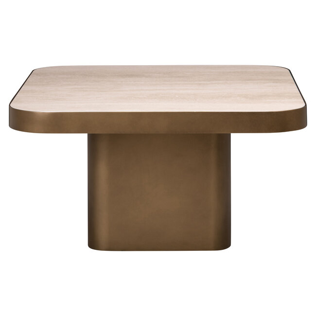 Richmond Interiors  Salontafel Claridge beige 70x70 (cumulus)