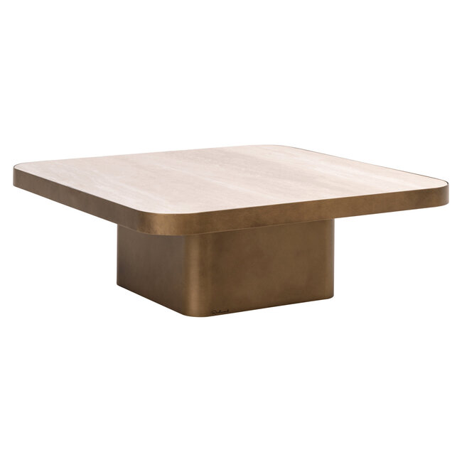 Richmond Interiors  Salontafel Claridge beige 90x90 (cumulus)