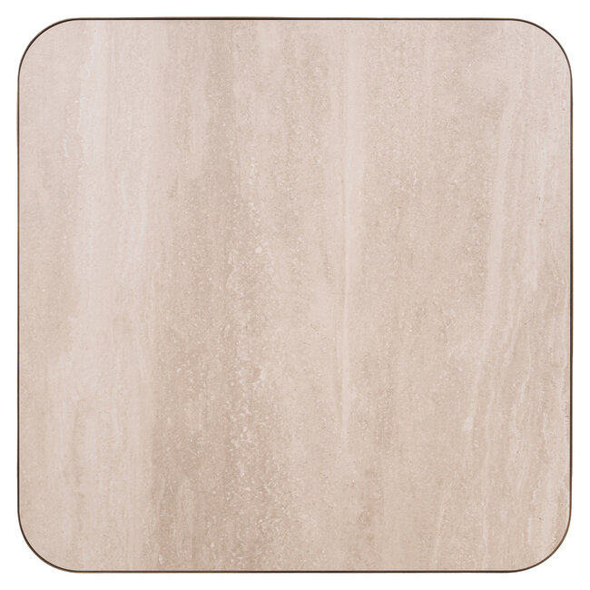 Richmond Interiors  Salontafel Claridge beige 90x90 (cumulus)
