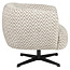 Richmond Interiors  Lounge stoel Estelle zand chevron draaibaar