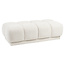 Richmond Interiors  Poef & Voetenbank Noah beige blockweave