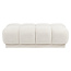 Richmond Interiors  Poef & Voetenbank Noah beige blockweave