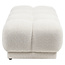 Richmond Interiors  Poef & Voetenbank Noah beige blockweave