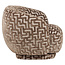 Richmond Interiors  Lounge stoel Negreslo bruin labyrinth