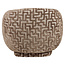 Richmond Interiors  Lounge stoel Negreslo bruin labyrinth