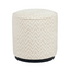 Richmond Interiors  Poef & Voetenbank Lexie beige chevron 45Ø