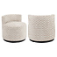 Richmond Interiors  Lounge stoel Franny zand chevron