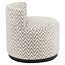 Richmond Interiors  Lounge stoel Franny zand chevron