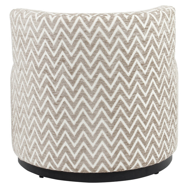 Richmond Interiors  Lounge stoel Franny zand chevron
