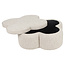 Richmond Interiors  Poef & Voetenbank Corbeau zand tweed
