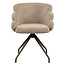 Richmond Interiors  Eetkamerstoel Kayla mocca boldweave draaibaar