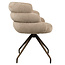 Richmond Interiors  Eetkamerstoel Kayla mocca boldweave draaibaar